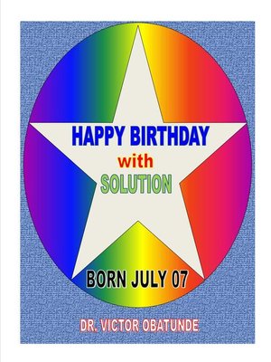 cover image of BORN JULY 07